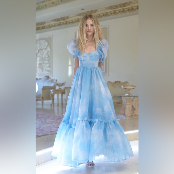 NWOT SELKIE Head in the Clouds Ritz Gown M/L Full Cup - Picture 2 of 5